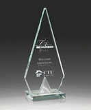 Custom Aiguille Starphire Glass Award, 5