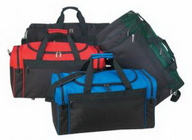 Custom Deluxe Large Duffel Bag (21"x11"x9")