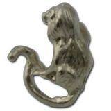 Custom Monkey Lapel Pin, 5/8