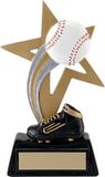 Custom Big Star Baseball Trophy, 5 1/8