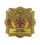 Custom Maltese Cross Badge, 2 3/8" H X 2 3/8" W, Price/piece