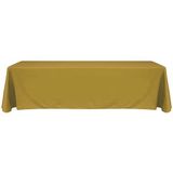 8' Blank Solid Color Polyester Table Throw - Acid Green