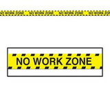 Custom No Work Zone Party Tape, 3