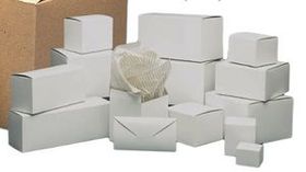 Custom White Giftware Box (4"X4"X4")