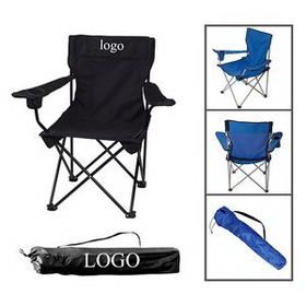 Custom Folding Beach Chair With Pouch, 20" L x 20" W x 31 1/2" H