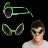 Custom Green Alien Sunglasses