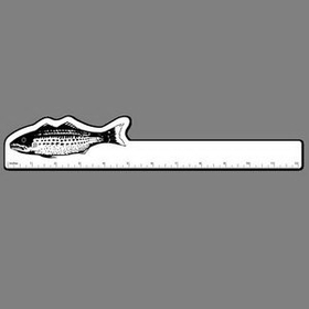 Custom 12" Ruler W/ Saltwater Fish (Left Side View)
