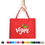 Custom Non-Woven Wide Shopping Tote Bag, 16" L x 6" W x 12" H, Price/piece