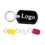 Custom Promotional Rectangular Soft PVC Key Tag, 2 1/8 " L x 1 3/8 " W, Price/piece