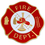 Blank Fire Department Badge Pin, 1 1/4" L, Price/piece