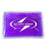 Custom Purple Hot/ Cold Pack With Gel Beads, 5 3/4