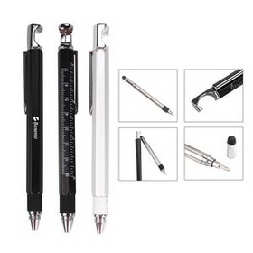 Custom 8-in-1 Engineer Tool Pen, 5.9" L x 0.39" W
