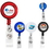 Custom 30" Retractable Badge Reel w/ Metal Slip Clip Backing (Spot Color Direct), Price/piece