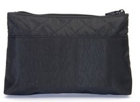 Custom Fancy Quilted Make up Bag, 9" L x 2" W x 6" H