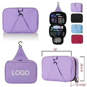 Custom Travel & Cosmetic Bag, 10 1/4" L x 7 1/2" W x 3 15/16" H