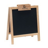Custom Countertop A-Frame Chalkboard with Header - 10