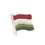 Custom International Collection Embroidered Applique - Flag of Hungary