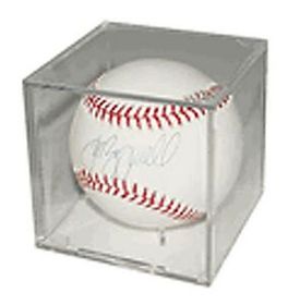 Custom Baseball Acrylic Cube Display Case