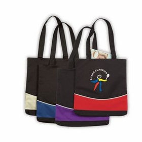Fashion Tote, Grocery Shopping Bag, Custom Tote Bag, 13.5" L x 14" W x 1" H