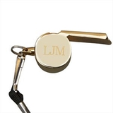 Custom Gold Plated Coach Whistle