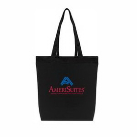 Custom Logo All Purpose Cotton Tote, Canvas Tote Bag with Zipper, Grocery shopping bag, Travel Tote, 15" L x 14.5" W x 3" H