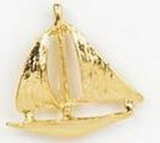 Custom Sailboat Stock Cast Pin