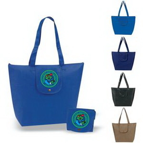 Custom Foldable Tote Bag, Resusable Grocery bag, Grocery Tote, Grocery shopping bag, Travel Tote, 18" L x 14" W x 6" H