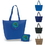 Custom Foldable Tote Bag, Resusable Grocery bag, Grocery Tote, Grocery shopping bag, Travel Tote, 18" L x 14" W x 6" H, Price/piece