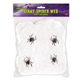 Custom Giant Spider Web w/ 4 Spiders