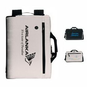 17 h Hybrid Laptop Brief/Backpack, Personalised Backpack, Custom Logo Backpack, Printed Backpack, 18" L x 12" W x 3" H