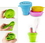 Custom Collapsible Silicone Cups, 1 12/16" L x 3 6/16" W, Price/piece