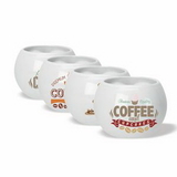 Coffee mug, 14 oz. White Hula Mug, Ceramic Mug, Personalised Mug, Custom Mug, Advertising Mug, 4.25