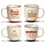 Coffee mug, 11 oz. Two Tone Bistro Mug, Ceramic Mug, Personalised Mug, Custom Mug, Advertising Mug, 4" H x 3.625" Diameter x 2.125" Diameter, Price/piece