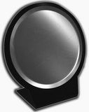 Custom Black-Backed Countertop Mirrors (8 3/4