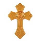 Custom Gold Plastic Cross, 17 1/2