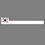 12" Ruler W/ Full Color Flag Of South Korea, Price/piece