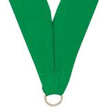 Blank Green Grosgrain Imported V Neck Ribbon - Medal Holder (32