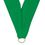 Blank Green Grosgrain Imported V Neck Ribbon - Medal Holder (32"x7/8"), Price/piece