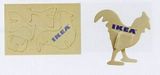 Custom Rooster Mini-Logo Puzzle (4 5/8