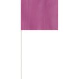 Custom Purple Plastic Flag Marker on 21
