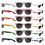 Custom Color Arm Sunglasses, 6" L x 6" W x 1 3/4" H, Price/piece