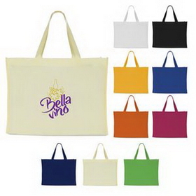 Custom Non-Woven Shopping Tote with Gusset, 16" W x 12" H x 6" D