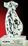 Custom Hand Blown Glass Dalmatian Dog Award (8"), Price/piece
