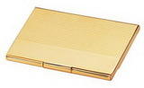 Custom Solid Brass Business Card Case