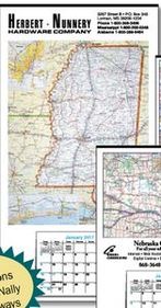 Custom Large Full Apron Mississippi State Map Calendar - Thru 5/31/12