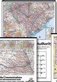 Custom Small Full Apron South Carolina State Map Calendar - Thru 5/31/12