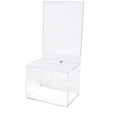 Custom Clear Ballot Boxes with Riser (5