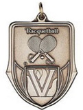 Custom 100 Series Stock Medal (Racquetball) Gold, Silver, Bronze