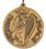 Custom Wishing You Peace Ornament/Medallion(Angel/Harp) Brass or Nickel-Silver, Price/piece