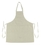 Blank Cotton Poly Full Length Apron (Natural), 28" W x 34" H, Price/piece